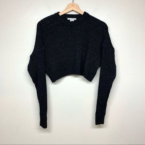 Urban Outfitters Womens Cropped Long Sleeve Sweater Size S